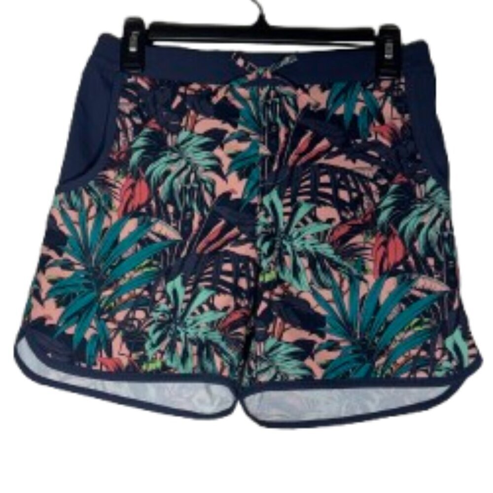 Columbia Girls Sandy Shores Board Shorts Tropical Toucan Print Large (14/16)